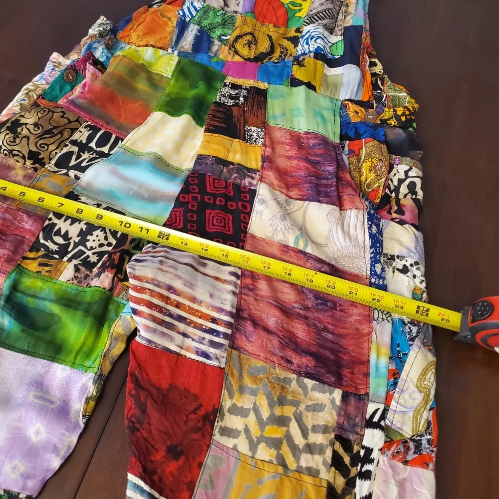 Rare Vintage Patchwork Overalls - Picture 14 of 16